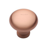 M Marcus Heritage Brass Mushroom Design Cupboard Knob 32mm 